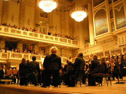 We went to a concert of Beethoven's 9th at the Berlin Konzerthaus. Fabulous building rebuilt by the soviets.