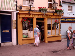 The Nutshell, the smallest pub in Britain.