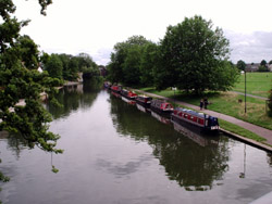 Boats on the Cam River.