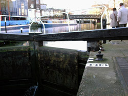 Next to the Market is a canal with several locks. It would be nice to sit out here on a warm day.