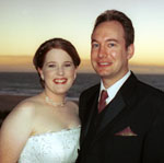 Us at our perth wedding reception, 15/02/04.