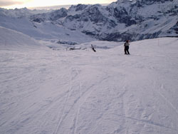 The slopes were generally pretty gentle, but went for a long distance.