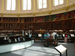 The British Museum reading room, where we got to hold 2000 year-old pottery.