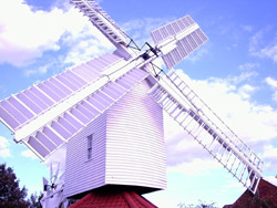A picturesque windmill (actually windpump) in Thorpeness.
